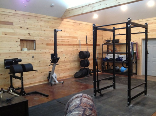 This is probably not a garage gym, but it's very cool