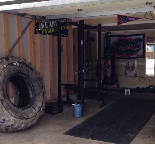 That is a massive tire. I'd probably store that outside, but whatever
