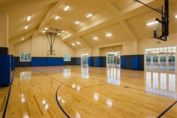 So even though this isn't a gym gym, it's still a gymnasium and ya, it's someones home