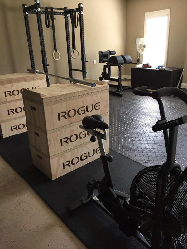 Quite the office. Rogue rack, jerk blocks, Oly bar, and Abrams 2.0