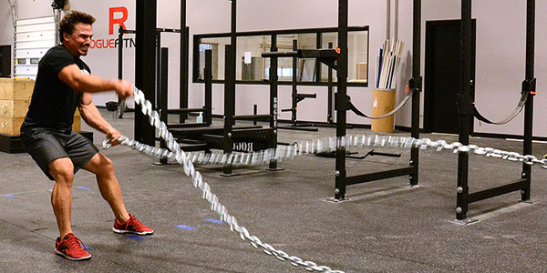 Rope training with chains? That's nuts!