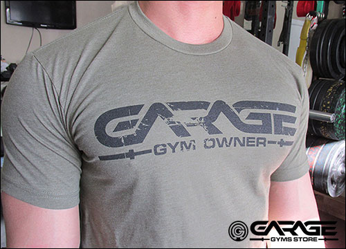 Proudly represent your garage gym while supporting future equipment reviews on Garage-Gyms