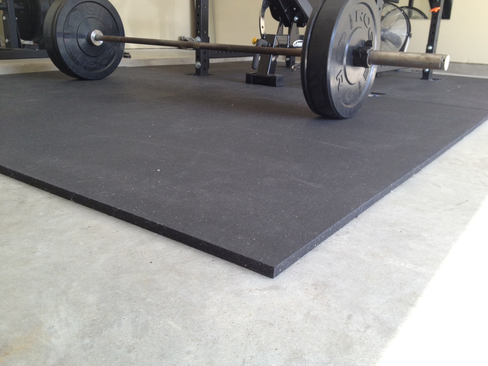 rubber gym mats for my garage gym flooring