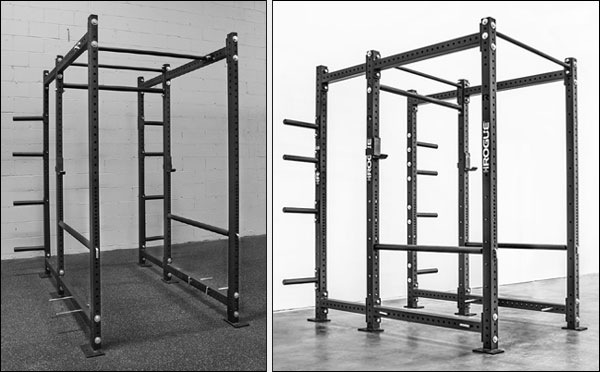 The Rogue Classic R6 Power Rack and RML-690 Power Rack