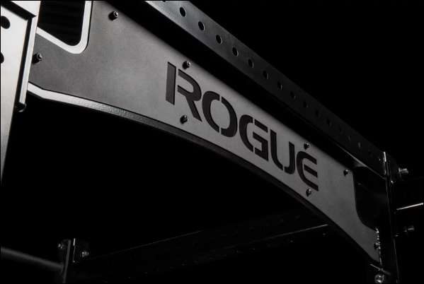 Rogue Nameplate on the RML-490C Power Rack 3.0