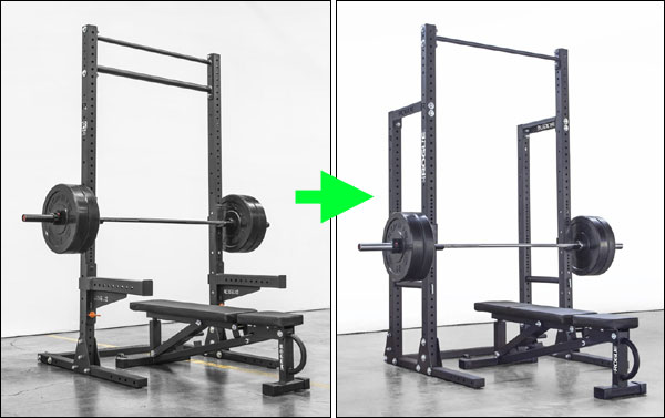 The Rogue SML2 Squat Stand and HR2 Half Rack