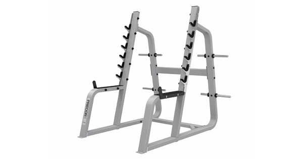 I suggest avoiding squat racks. A power rack is a much better purchase in so many ways