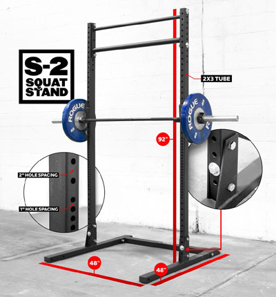 The Rogue S-2 Squat Stand