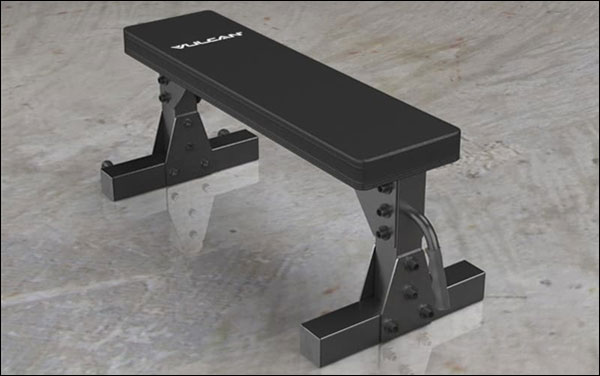 Vulcan Prime 3"x3" Utility Flat Bench