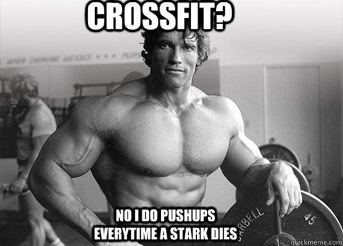 Image result for game of thrones workout meme