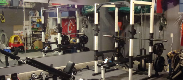 garage gym organization - clean it up