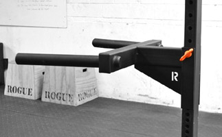 R-4 Power Rack Review - Rogue Matador dip Station for 2x3 power racks