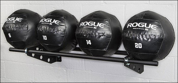 Rogue Wall-Mounted Swiss Brackets for medicine balls for medicine balls