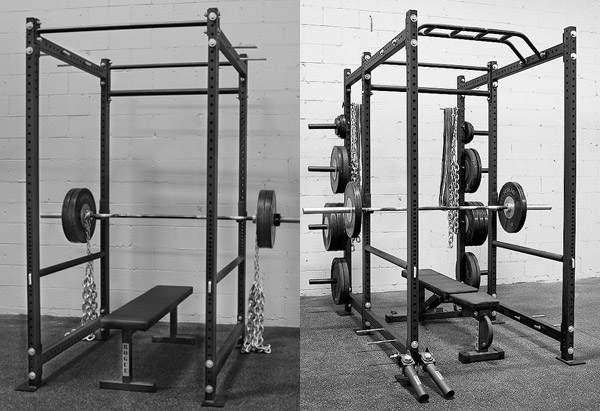 Power rack review - Side by side comparison of the Rogue R-4 and R-6