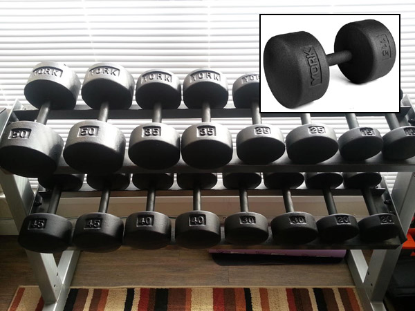 York Legacy Dumbbells for sale at Amazon
