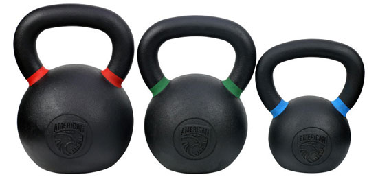 American Barbell Cast Iron Pro Kettlebells