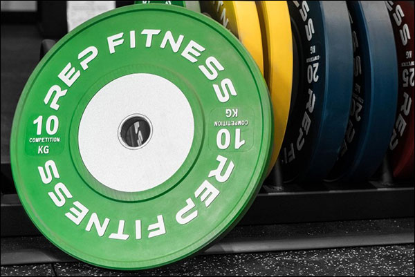 Rep Fitness Competition Bumper Plates in Kilograms