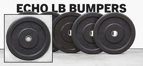 Rogue Echo Budget Bumper Plates - New Fitness Products