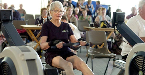 Rowing is low impact cardio that can be done by people of all ages and varying fitness levels