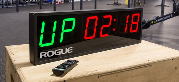 The Rogue Fitness Echo Programmable Gym Timer