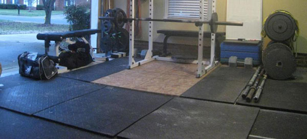 workout mats for garage