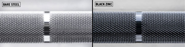 Finish options for Ohio Power Bar - Steel or Zinc