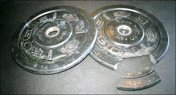 Some 10-pound bumper plate etiquette at a CrossFit affiliate