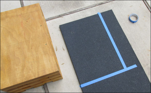 Cutting stall mats for the top of your pulling blocks