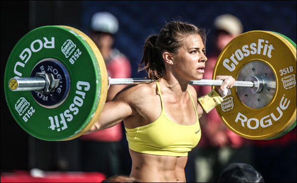 Rogue Women's Olympic WL Bar at the 2014 CrossFit Games