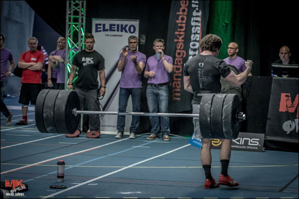 Victor Langsved at the MK Open with Eleiko XF