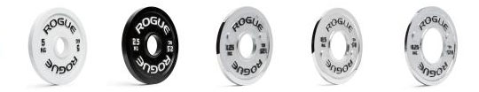 Rogue Calibrated Steel Powerlifting Plates - the change plates