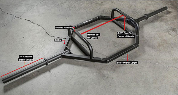 Rogue TB-2 Trap Bar with raised handles