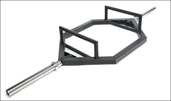 Vulcan High Hex Trap Bar with knurled, dual-position handles