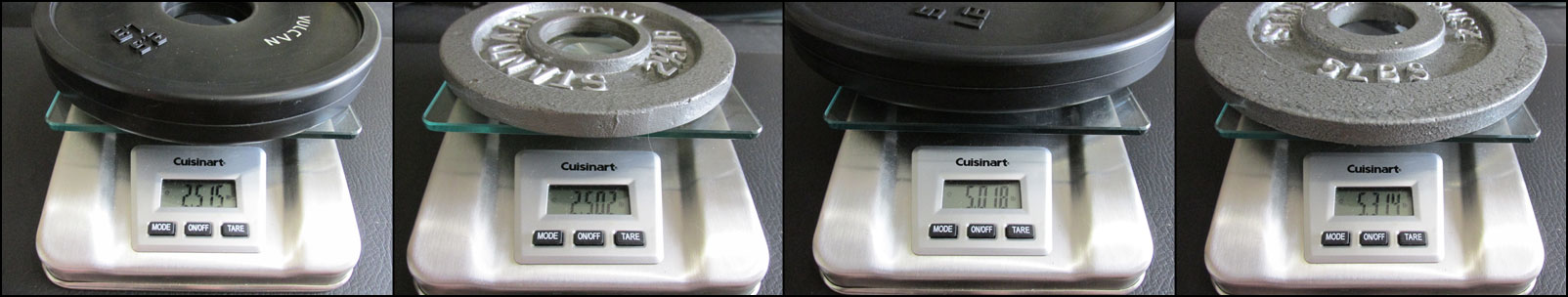 Vulcan V-Lock pound plates vs cast iron plates