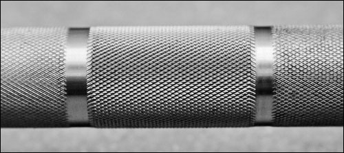 Burgener & Rippetoe Bar, knurling