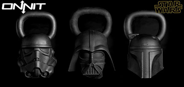 Officially licensed Star Wars Kettlebells by Onnit