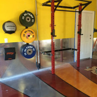 Pimped out PRx Profile Rack garage gym