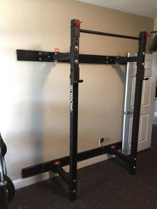 Rogue RML-3W Wall Rack ready to go