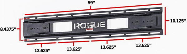 Rogue 11-gauge steel wall stringer for folding racks