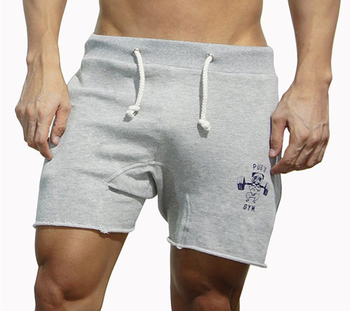 Pugs Gym Cotton Jersey Sweat Shorts