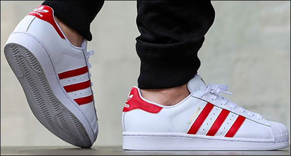 Adidas Superstars are comfortable, fit snugly, offer arch support, and have a fully flat sole