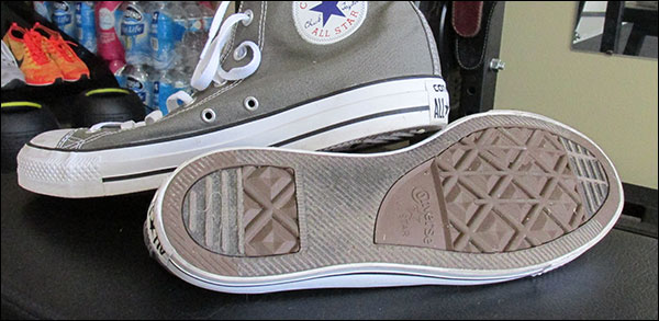 Bottom shot of the Converse Chuck Taylor All Stars