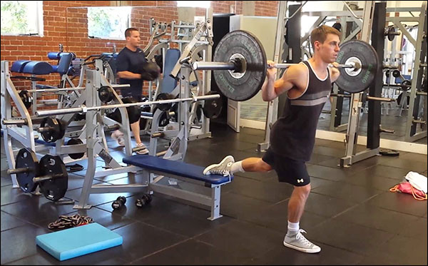 Bulgarian Split Squats - a leg extension alternative