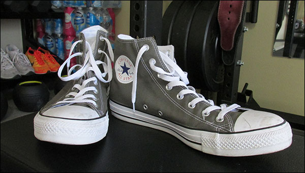 Converse Chuck Taylor All Stars for deadlifts and general strength training