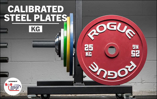 Rogue Fitness Calibrated Steel KG Plates are now IPF Approved