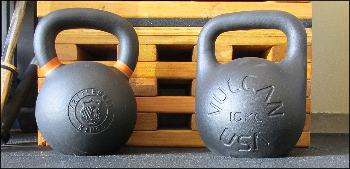 Vulcan Absolute vs Kettlebell Kings training kettlebells