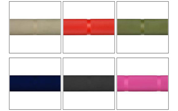 Six Cerakote color choices for the AB Olympic Training Bar