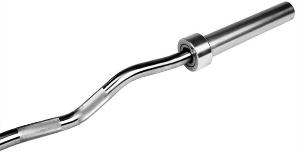 American Barbell Stainless EZ Curl Bar - Where is the knurling?