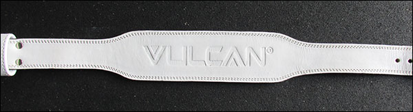 Vulcan 8mm Olympic Weightlifting Belt - white leather