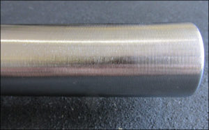 Grooved, chrome sleeves of the Vulcan Pro Oly
